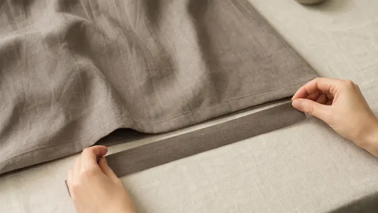 Rallonger une robe trop courte avec une bande de tissu