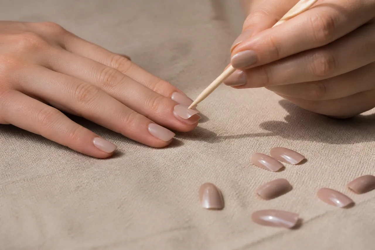 Retrait doux des press-on nails sans abîmer les ongles